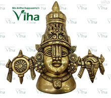 Perumal Face Brass - Wall Hanger