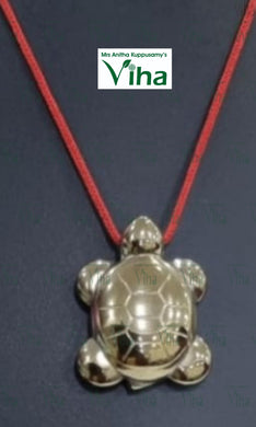 Pyrite Tortoise Pendant