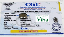 Pyrite Stone Natural 4.88 Cts