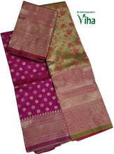 Semi Banarasi Silk Half Saree Set