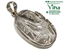 Sphatik Ganesh Pendant Silver - Original