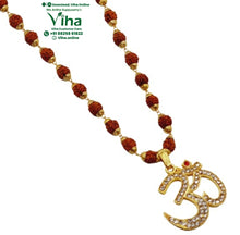 Rudraksh Mala with OM Pendant