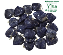 Sodolite Heart Pendant