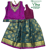 Readymade Pavadai Set / Lehenga Set - 2 to 3 Years
