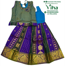 Readymade Pavadai Set / Lehenga Set - 2 to 3 Years