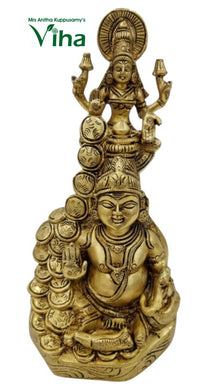 Kubera Statue | Lakshmi Kubera Statue Brass