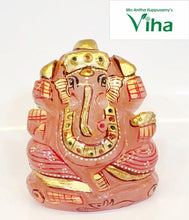 Rose Quartz Decorated Ganesha