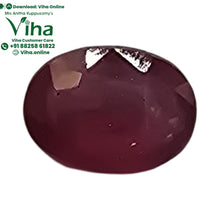 Original Manik / Ruby Stone - Oval Cut