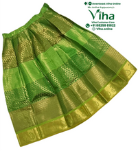 Readymade Pavadai Set With Sleeves / Lehenga Set - 9 to 10 Yrs