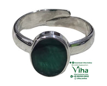 Emerald Silver Ring