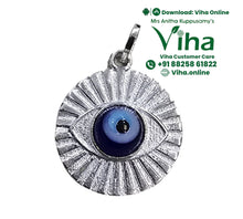 Evil Eye White Metal Pendants