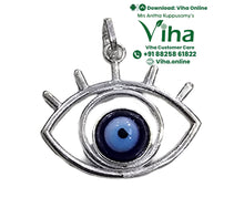 Evil Eye White Metal Pendants