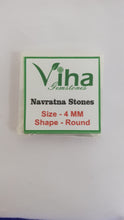 Navaratna Stones With Zircon Stone 4 mm