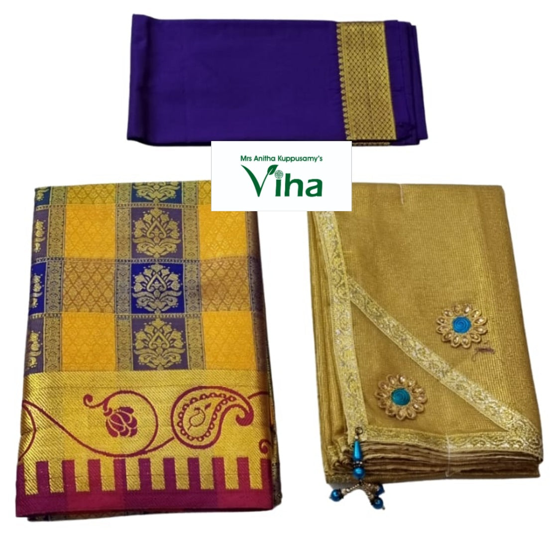 Apoorva Silk Half Saree Set main image 0