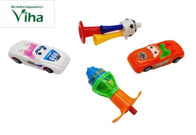 Triple whistle,Cars 2 pieces,Pambaram