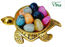 Tumble tortoise Yantra with healing stones