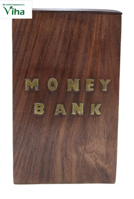 Wooden Money Bank / Piggy Bank