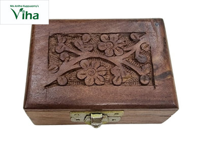 Wooden Box Carved
