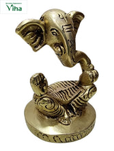 Ganesha Brass Statue for Home & Car Decoration