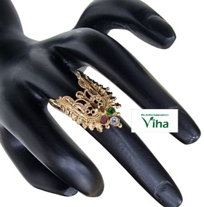 Impon Ring Adjustable | Impon Jewellery | Panchaloha | Size - Free