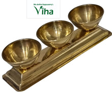 Triple Kumkuma Bowl Set | Triple Kinnam Set