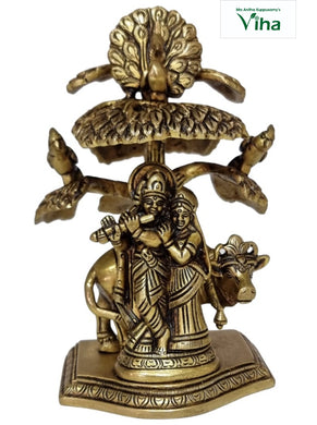 Tree Radha Krishna Statue