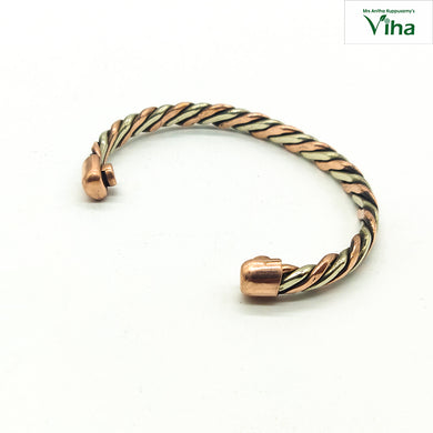 Copper Brass Kada/Bracelet With Magnet