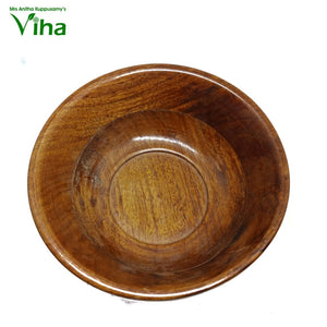 Antique Wooden Bowl - Medium