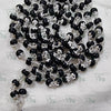 Karungali Silver Mala with Cappings 108+1 Beads with ebony wood beads and silver cappings