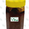 Onion Rice Mix in a transparent plastic jar with a yellow lid