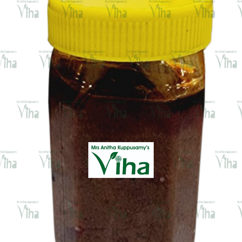 Onion Rice Mix in a transparent plastic jar with a yellow lid