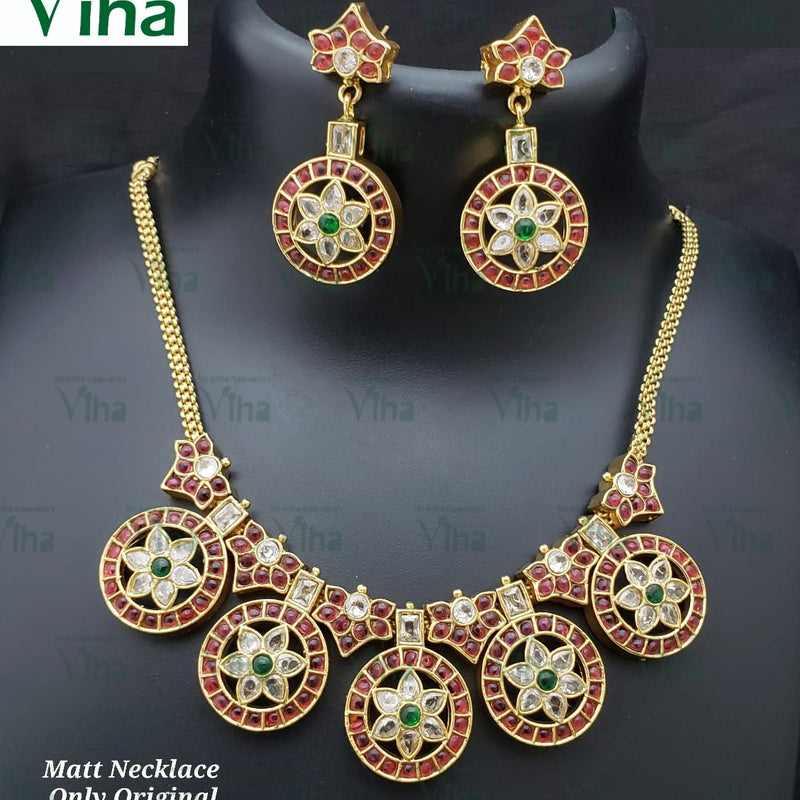 Premium Quality Necklace Set with matching necklace and earrings