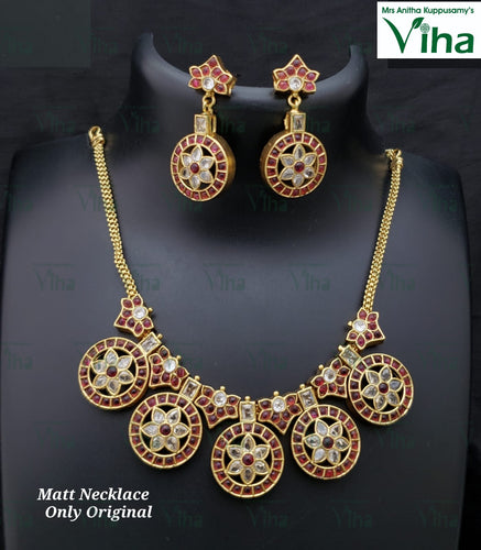 Premium Quality  Necklace Set | Code : NE - 016