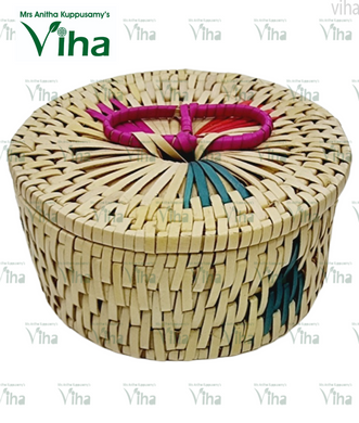 Palm Woven Box | Code - P 0118