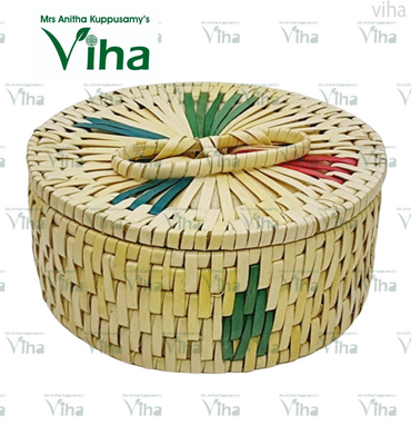 Palm Woven Box | Code - P 0119