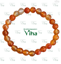 Red Carnelian Stone Bracelet Natural