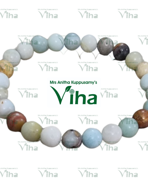 Amazonite Beads Bracelet on elastic cord
