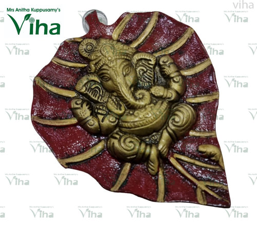 Leaf Ganesha Wall Hanger