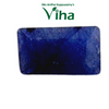 Blue Sapphire Stone Natural, one rectangular faceted blue gemstone