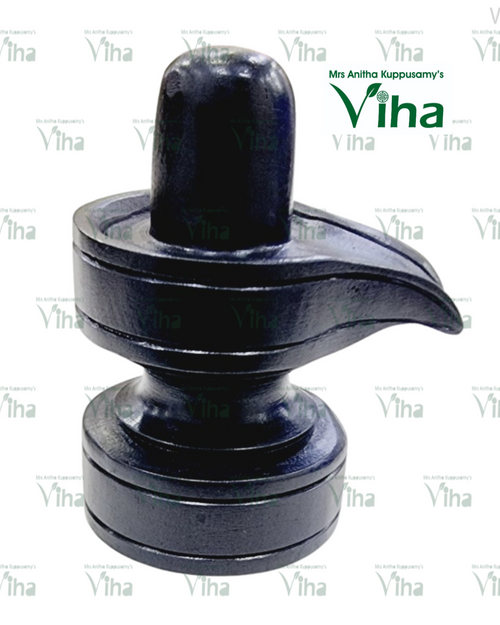Karungali Wood Shivling, a small Shivling carved from Karungali (ebony wood)