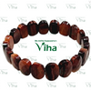 Red Tiger Eye Bracelet with faceted beads