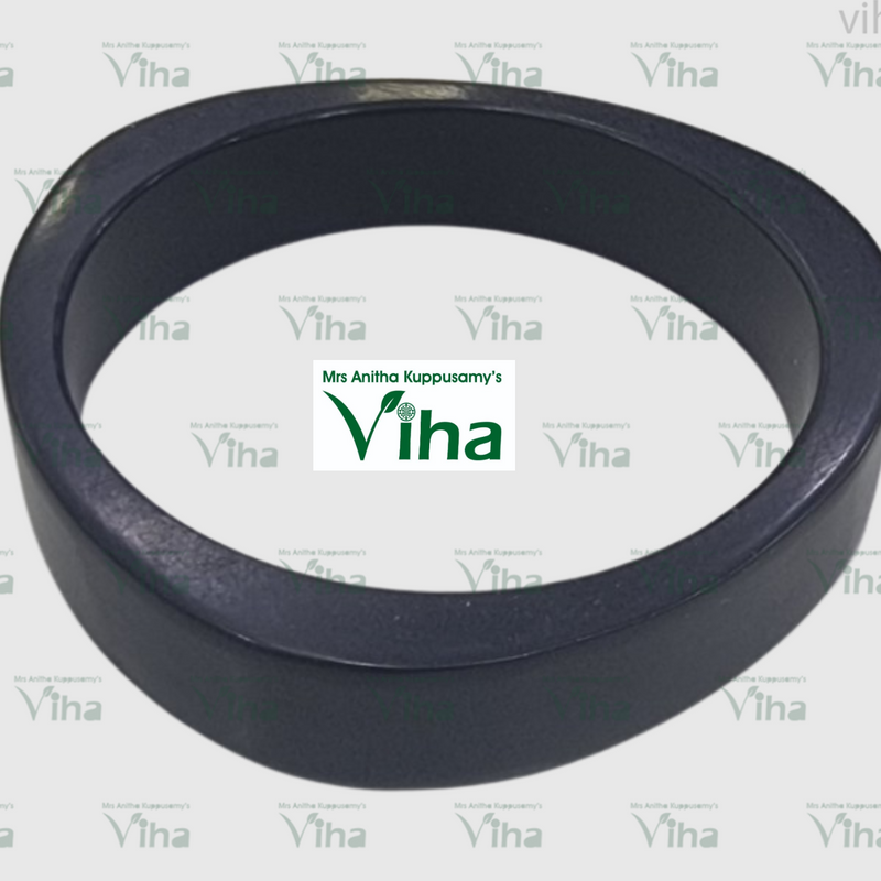 Karungali Bangle | Size - 2.10 with undulating thickness and polished band