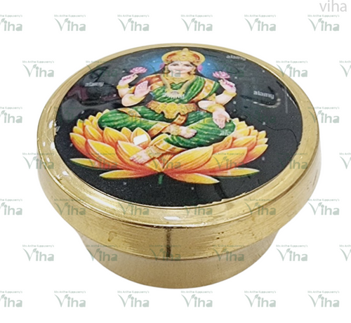 Mahalakshmi Kumkum Box Brass