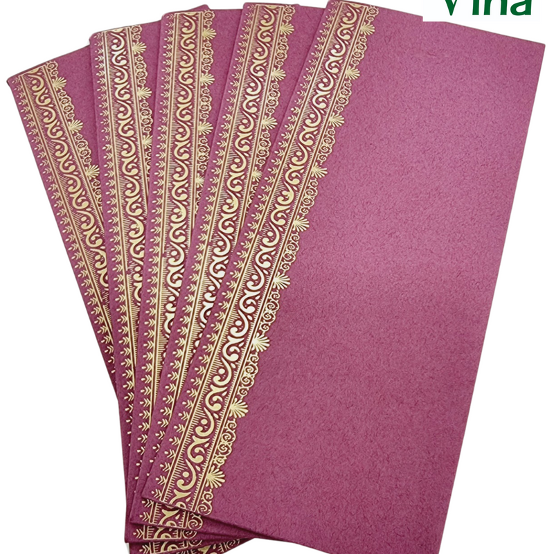 Gift Cover with fan arrangement and textured surface
