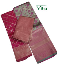 Semi Banarasi Silk Half Saree Set