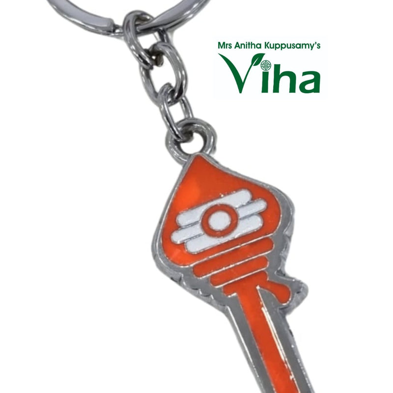 Vel Keychain with spear pendant and split ring