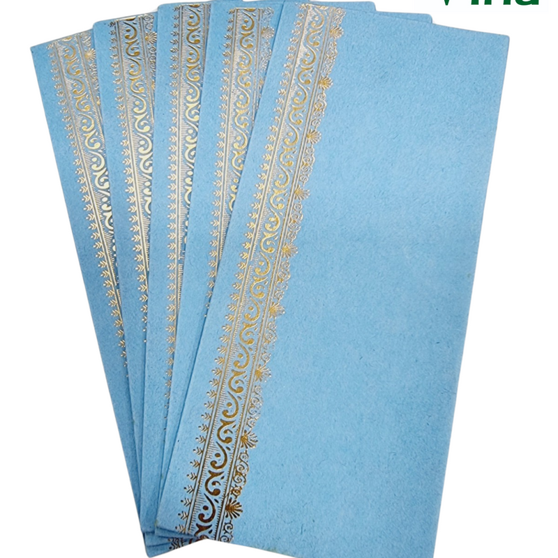 Gift Cover with scrollwork border and fanned out arrangement