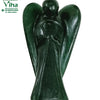 Jade Angel, a dark green figure with carved wings