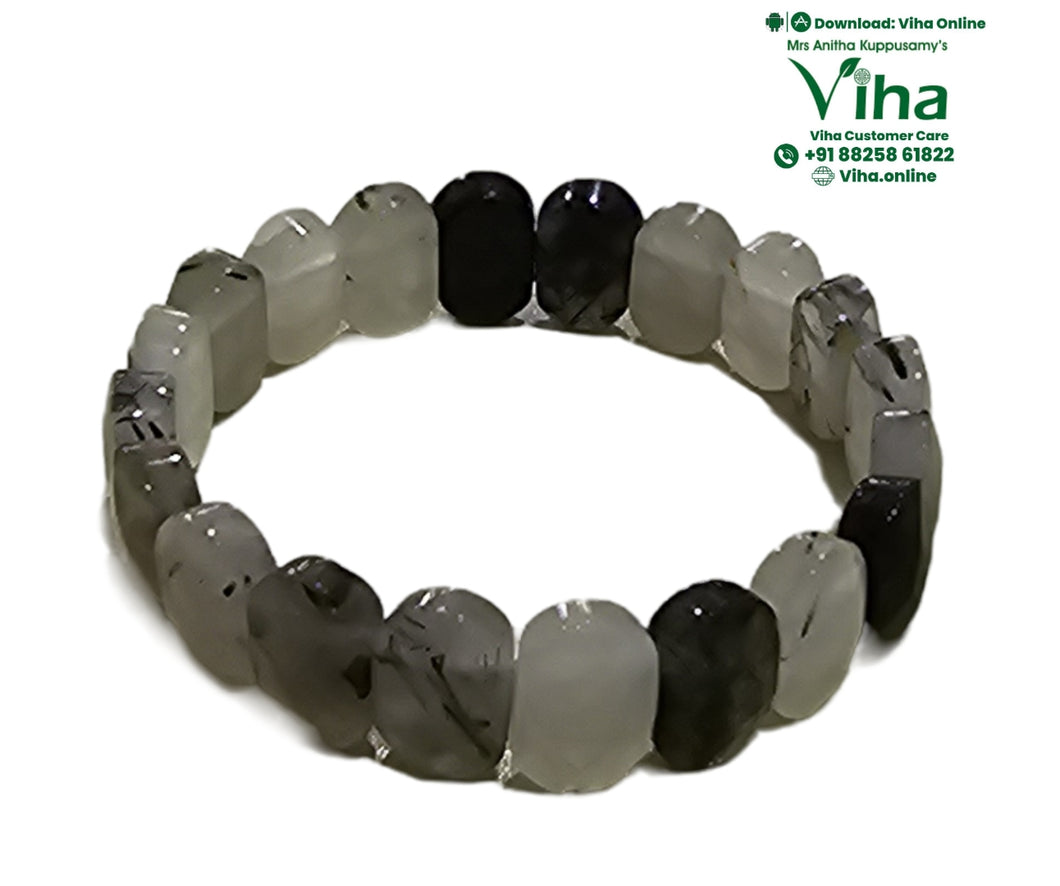 Black Rutile Quartz Bracelet