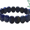 Sodolite Stone Bracelet, blue with oval beads on string